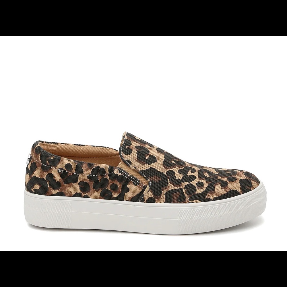 steve madden cheetah print slip on sneakers